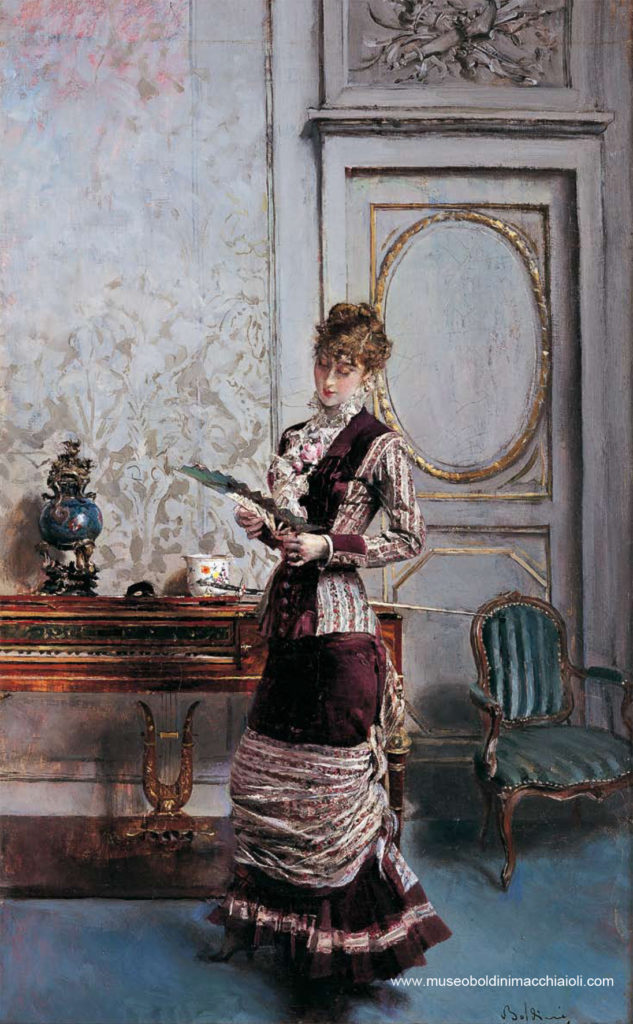 Risultato immagini per donna col ventaglio boldini